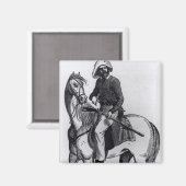 A Texas Ranger Magnet (Vorderseite/Rückseite)