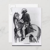 A Texas Ranger Postkarte (Vorne/Hinten)