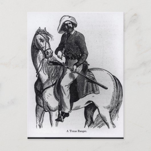 A Texas Ranger Postkarte (Vorderseite)