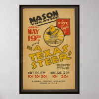 "A Texas Steer" im Mason Theater