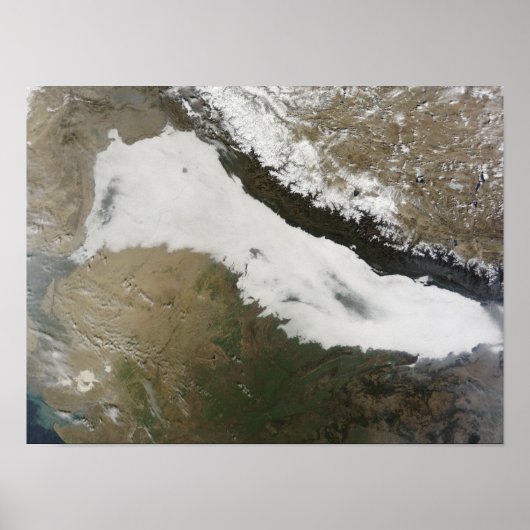 A thick bank of low clouds poster (Vorne)