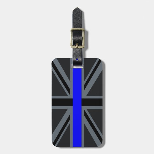 A Thin Blue Line Gepäckanhänger (Vorderseite vertikal)