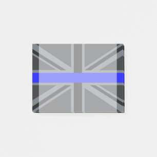 A Thin Blue Line Union Jack Post-it Klebezettel