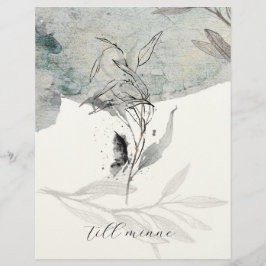 A thoughtfully designed sympathy card briefbogen