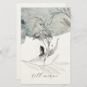 A thoughtfully designed sympathy card briefpapier (Vorne/Hinten)