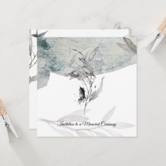 A thoughtfully designed sympathy card einladung