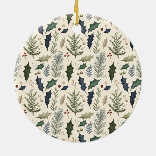 A Thrill of Hope Green Religious Keramik Ornament (Hinten)