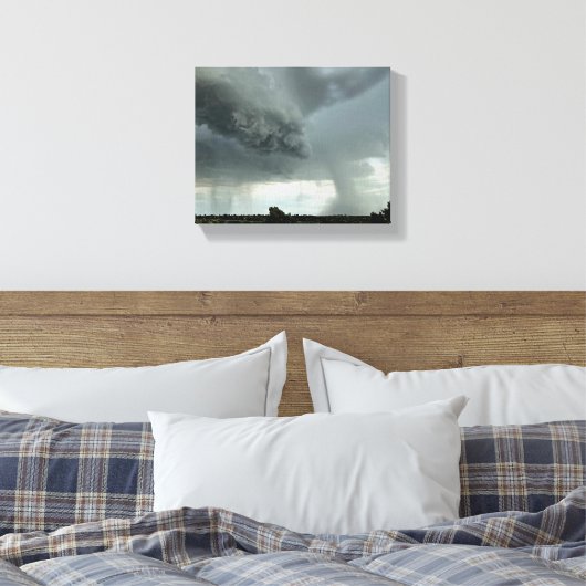 a thundercloud in the Arizona desert Leinwanddruck (Insitu (Schlafzimmer))