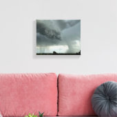 a thundercloud in the Arizona desert Leinwanddruck (Insitu (Wohnzimmer))