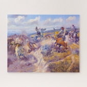 A Tight Dally und Loose Latigo von C. M. Russell Puzzle (Horizontal)