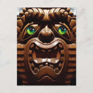 A Tiki Terraced - Ken Gage Art Postkarte