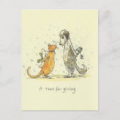 A time for giving postkarte (Vorderseite)