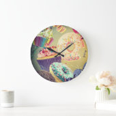 A time for Sweets Große Wanduhr (Zuhause)