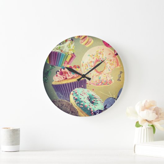 A time for Sweets Große Wanduhr (Zuhause)
