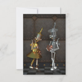 A tin Valentine Dankeskarte