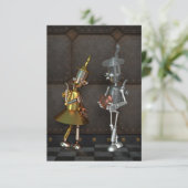 A tin Valentine Dankeskarte (Stehend Vorderseite)