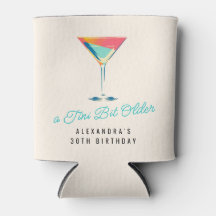 A Tini Bit Ältere Martini Thema Retro 30. Geburtst