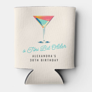 A Tini Bit Ältere Martini Thema Retro 30. Geburtst Dosenkühler