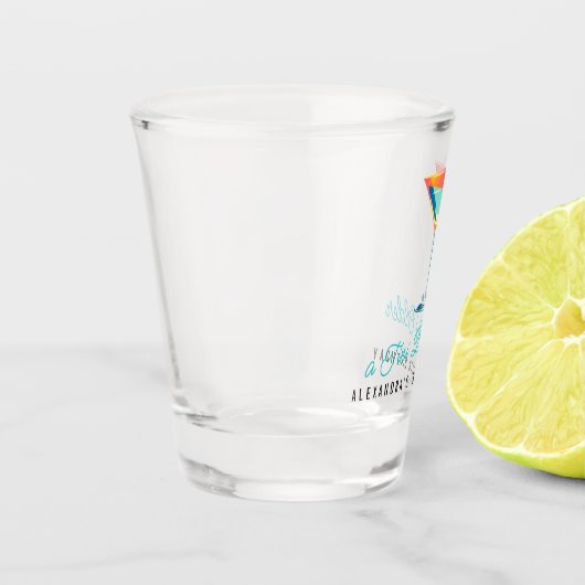 A Tini Bit Ältere Martini Thema Retro 30. Geburtst Schnapsglas (Links)