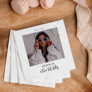 A Tini Bit Ältere Martini Themed Foto Party Serviette