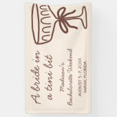 A Tini Bit Coquette Espresso Martini Bachelorette Banner (Vertikal)