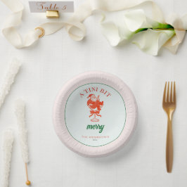 A Tini Bit Merry Christmas Santa Claus Pappteller