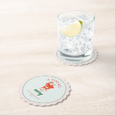 A Tini Bit Merry Christmas Santa Claus Untersetzer (Vor Ort)