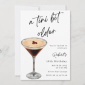 A Tini Bit Older 18th Birthday Invitation Einladung (Vorderseite)