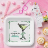 A Tini Bit Older 21st Birthday Party Pappteller (Party)