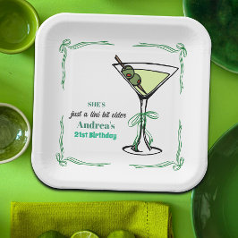 A Tini Bit Older 21st Birthday Party Pappteller