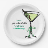A Tini Bit Older 21st Birthday Party Pappteller (Vorderseite)