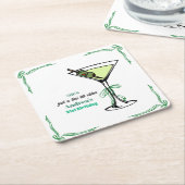 A Tini Bit Older 21st Birthday Party Rechteckiger Pappuntersetzer (angewinkelt)