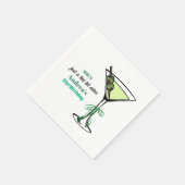 A Tini Bit Older 21st Birthday Party Serviette (Ecke)