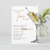 A Tini Bit Older Birthday Invitation Einladung (Stehend Vorderseite)