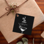 A Tini Bit Older Black Martini Birthday Thank You Geschenkanhänger