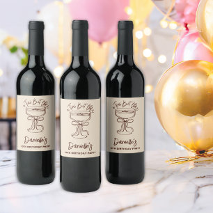 A Tini Bit Older Espresso Martini 30. Geburtstag Weinetikett