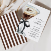 A Tini Bit Older Espresso Martini Birthday Party Einladung