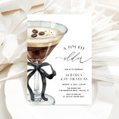A Tini Bit Older Espresso Martini Birthday Party Einladung