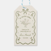 A Tini Bit Older Espresso Martini Birthday Thanks Geschenkanhänger (Rückseite)