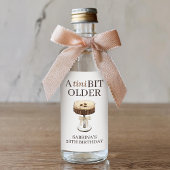 A Tini Bit Older Espresso Martini Gastgeschenk Min Alkoholflaschenetikett