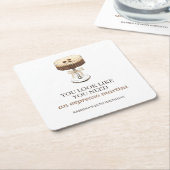 A Tini Bit Older Espresso Martini Gastgeschenk Rechteckiger Pappuntersetzer (angewinkelt)