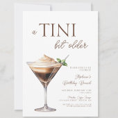 A Tini Bit Older Espresso Martini Geburtstag Einladung