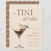 A Tini Bit Older Espresso Martini Geburtstag Einladung