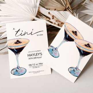 A Tini Bit Older Espresso Martini Geburtstag Einladung