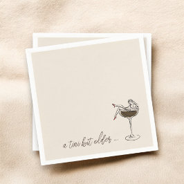 A Tini Bit Older Espresso Martini Geburtstag Serviette