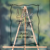 A Tini Bit Older Espresso Martini Quirky Willkomme Acrylschild (Neutral)