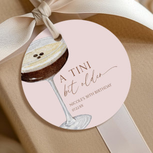 A Tini Bit Older Expresso Martini Brautparty Geschenkanhänger
