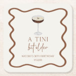 A Tini Bit Older Expresso Martini Geburtstagsparty Rechteckiger Pappuntersetzer<br><div class="desc">Dies sind A Tini Bit Ältere Expresso Martini Geburtstagsparty Untersetzer!</div>