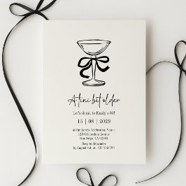 A tini bit older, Hand drawn birthday invitation Einladung