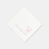 A tini bit older, Martini glass, Birthday, pink Serviette (Ecke)